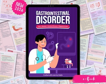 Gastrointestinal Disorders Notes 15+ GI Conditions Liver Pancreatitis GERD Gastritis IBD Nclex Guide