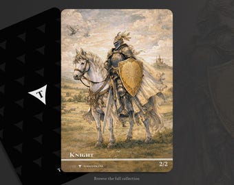 Token MTG Knight (W 2/2) -  Todotokens - L1/32