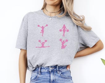 Triple Pink Bow T-Shirt, Kawaii Bow Graphic Tee, Cute Soft Girl Ribbon Shirt, Aesthetic Girly Bow Top