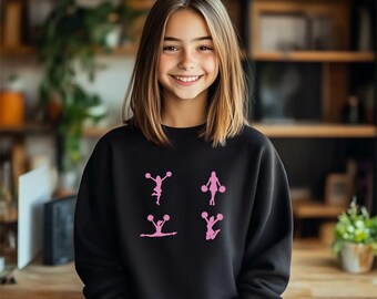 Triple Bow Sweatshirt, Cute Kawaii Three Bow Pullover, Soft Girl Ribbon Sweater, Pastel Aesthetic Crewneck