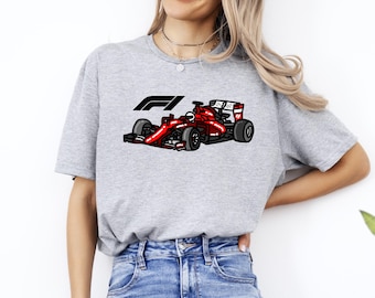 Red Race Car Graphic Tee • Racing Car Shirt • Motorsport Fan Unisex Apparel