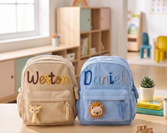 Personalized Toddler Backpack • Kindergarten Gift • Back to School • Summer Camp Bag