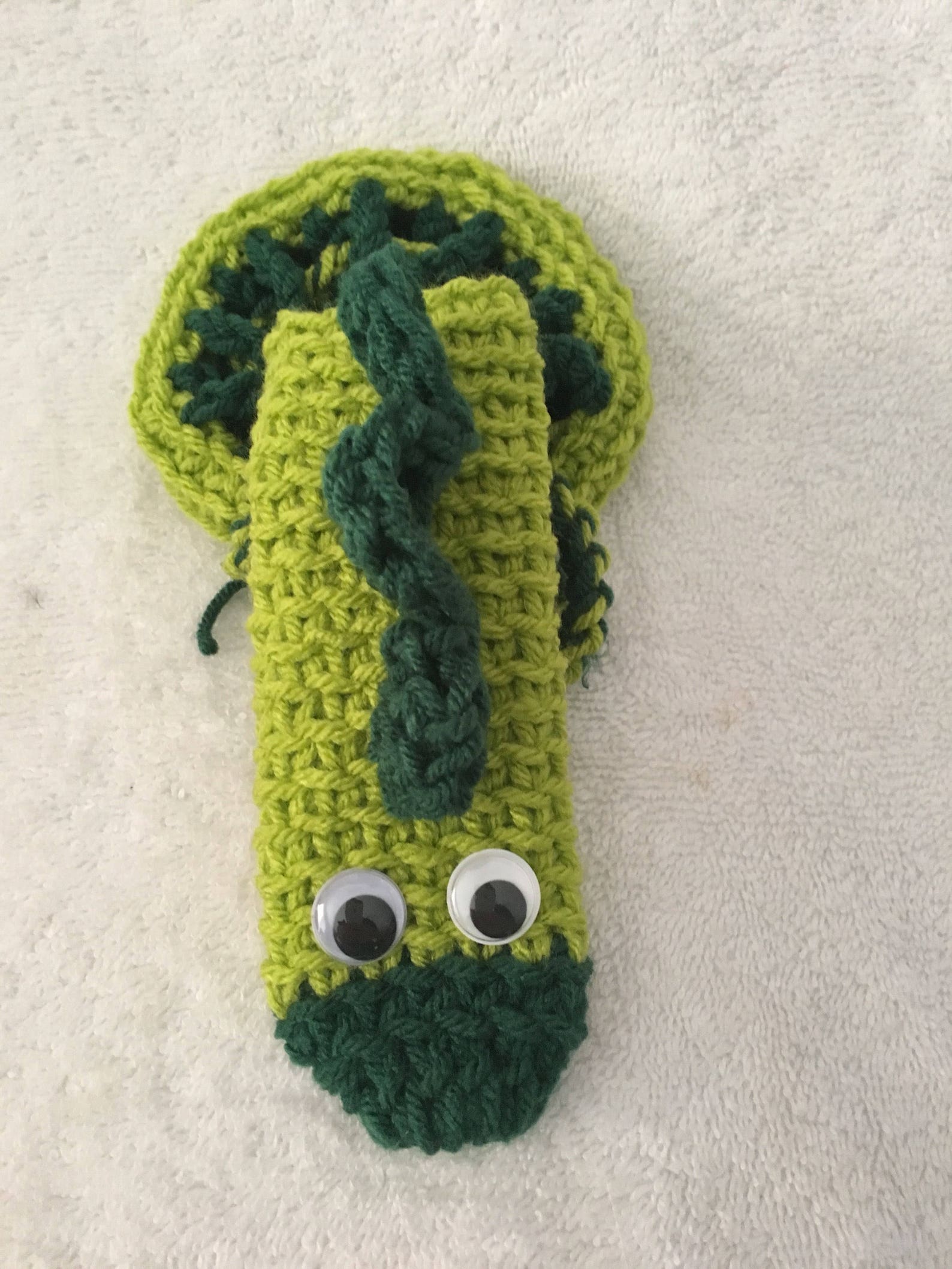 Crochet Big Green Monster Cock Sock Available in Multiple image 0.