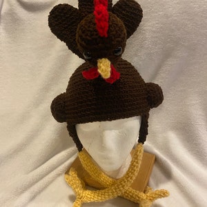 Brown Chicken Hat