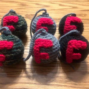 Crochet F Bomb Available in Multiple Colors Set of Three
