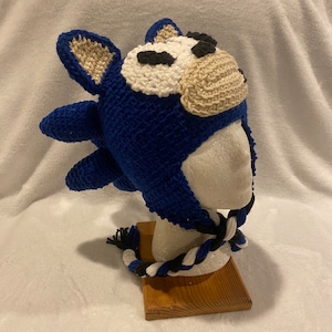 Crochet Sonic Hedgehog Inspired Beanie/Hat