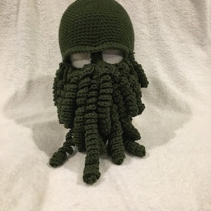 Cthulhu Inspired/Squid Ski Hat/Mask Available With Color Choices