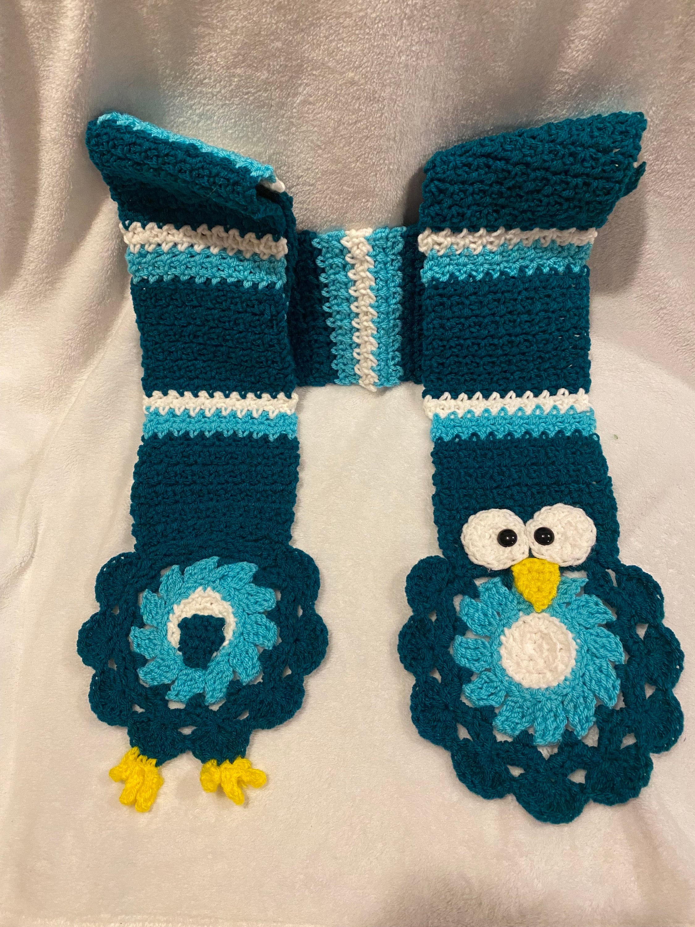 Owl Scarf with Color Choices