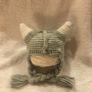 Crochet Viking Hat: Custom Color, Any Size