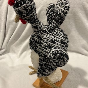 Black and White Chicken Hat