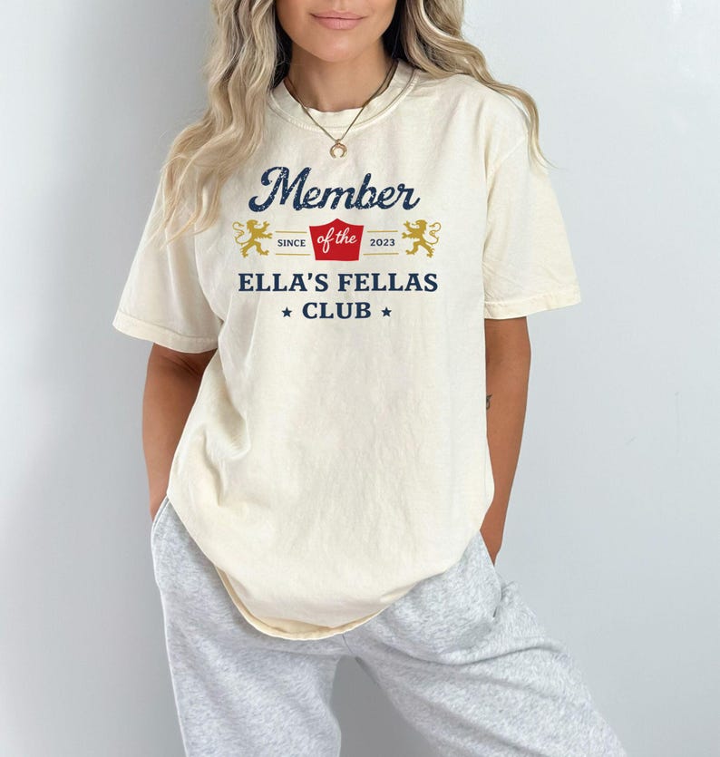 Ella's Fellas Club Shirt, Retro Vintage Country Music Shirt, Western Culture Sweatshirt image 2