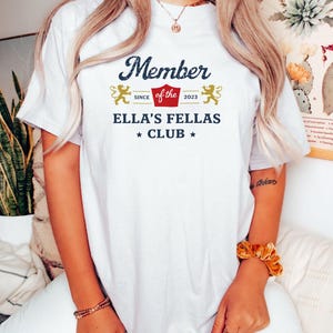 Ella's Fellas Club Shirt, Retro Vintage Country Music Shirt, Western Culture Sweatshirt image 1