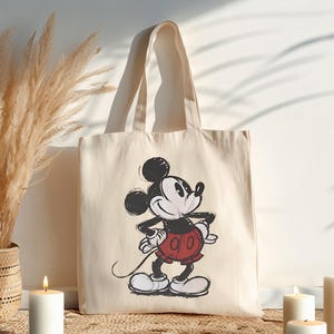 Mickey & Minnie Tote Bag, Magical Tote Bag, Mickey and Minnie Mouse, Disney World, Disneyland, Vacation, Disney Cruise Gift Bild 3