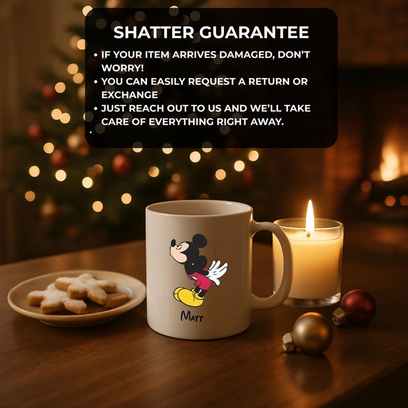 Personalized Mickey and Minnie Mug, Mickey Mouse Gift, Custom Name Coffee Cup, Valentines Day Mug, Disney Mug, Couple Gift for Disney Fans bild 10