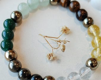 Tijgeroog armband 18 cm | 8 mm kralen - Spiritual Garden