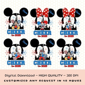 Personliga Musse Pigg och vänner Disneyland UCA All Star Nationals 2026 png, cheerleading- och dansmästerskap, Summit Championship pngs