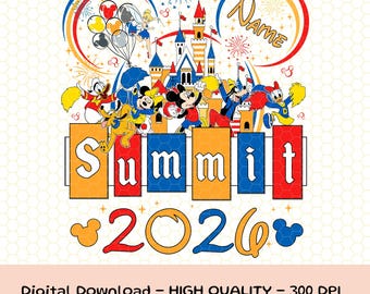 パーソナライズされたディズニーランドサミット2026 PNG、ミッキーと仲間たちのチアリーダー PNG、ディズニーランドナショナルズダンスコンペティション PNG