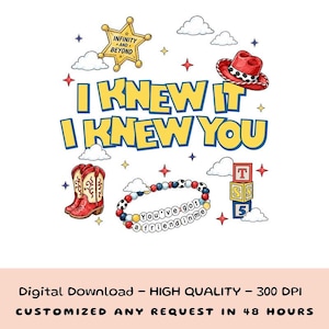 Disneyland Pixar Toy Story 5 I Knew It I Knew You png, TS en Toy Story 5 png, Toy Story 5 Verjaardag png, Toy Story Were Turning 5