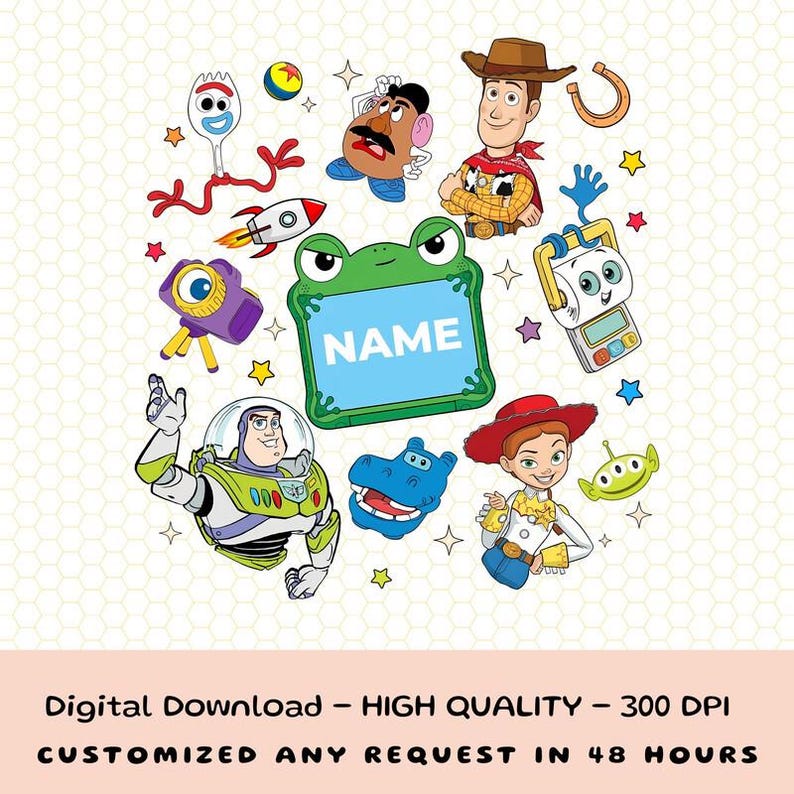 Imágenes PNG personalizadas de Toy Story de Disneyland, Película Toy Story 5 2026 PNG, Buzz Lightyear, Woody, Jessie, Bo Peep de Toy Story Land PNG imagen 1