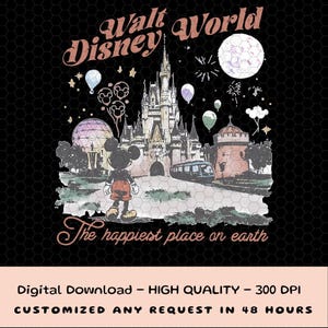 Walt DisneyWorld Shirt, Retro Disneyland Tee, Mickey And Friends Shirt, Magic Kingdom Tee, Epcot 1982 Tee, Disneyland Vacation image 1