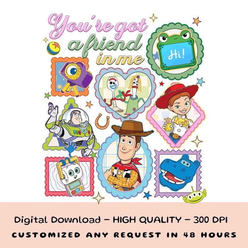 Toy Story 5 Png, I Knew It I Knew You Png, TS and Toy Story 5 Friendship Png, You've Got a Friend in Me Toy Story 5 Png image 1