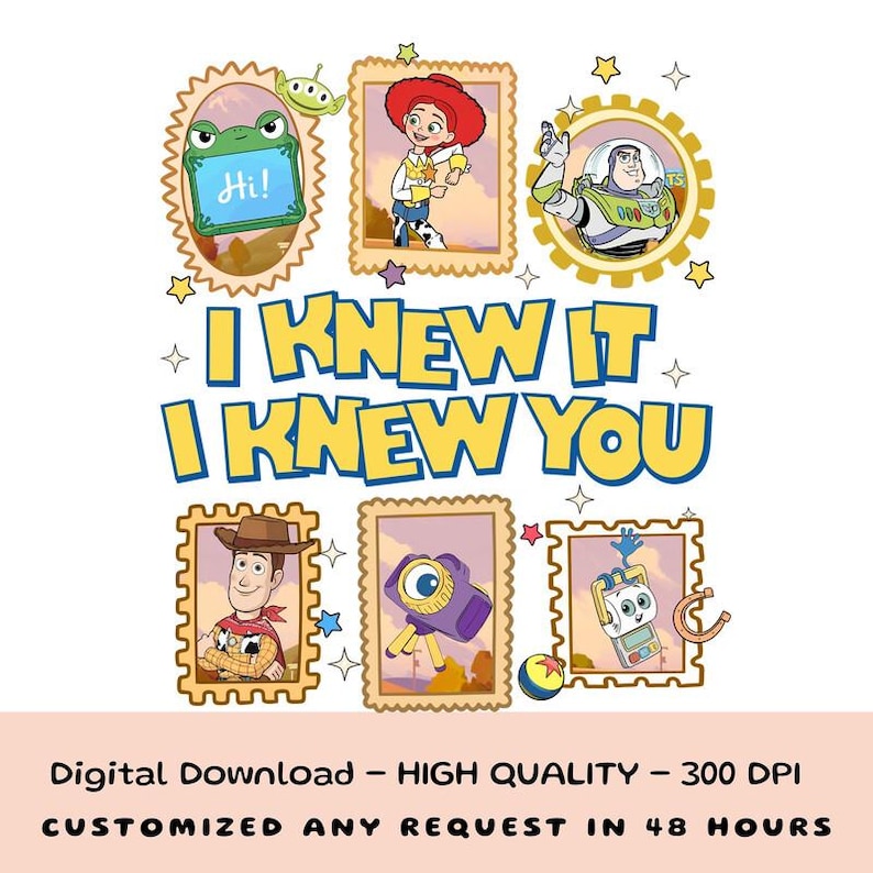 Toy Story Png, I Knew It I Knew You Png, TS and Toy Story 5 Png, Woody Buzz Lightyear Png, You've Got a Friend Png image 1