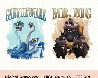 Pareja de personajes de Zootopia 2 en Disneyland (digital), Judy Hopps, Nick Wilde, Gary DeSnake (PNG), Mr. Big (PNG), Viaje familiar a Disneyland 2026