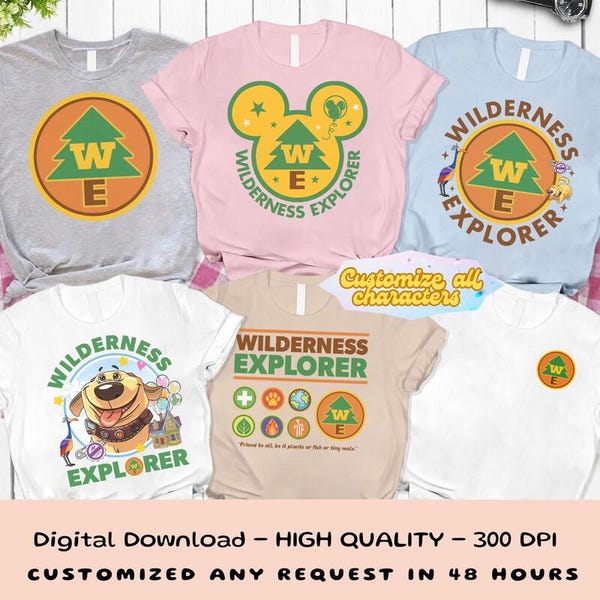 Wilderness Explorer DisneyUp Png, Adventure Is Out There Carl Ellie Russell Dug Dog Png, Disneyland Up Movie Wilderness Explorer Badge