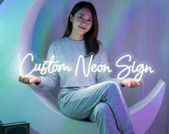 Custom Neon Sign, Neon Personalized Sign, Merry Christmas Neon Sign, Name Neon Sign, Neon Wedding Sign,Party Neon Sign,Custom Neon,LED Signs