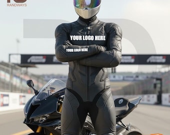 Traje de carreras personalizado profesional / Equipo de cuero para motocicleta de élite con marca gratuita.