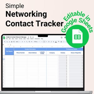 Rastreador de contatos de rede simples