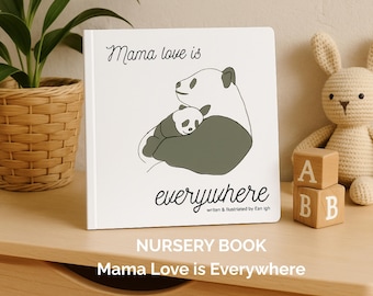 Printable Children’s Book – Mother & Baby Animals, Nursery Art (Instant Download PDF)