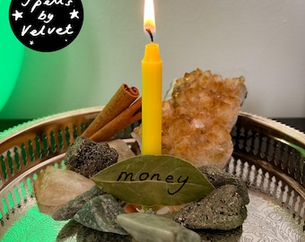 Boosted Geldkerzenbrennendes Ritual - Personalisierte Altarfotos - Reichtum, Wachstum, Fülle