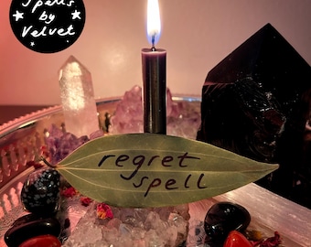 Regret Candle Burning - Personalised Altar Photos - Healing, Reconciliation, Clarity