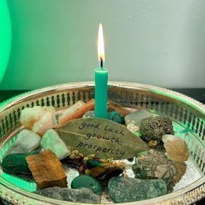 Good Luck, Growth & Prosperity Candle Burning Ritual - Personalised Altar Photos - Digital Download