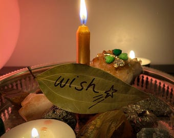 Make A Wish Candle Brennendes Ritual - Manifestieren Sie Ihre Träume