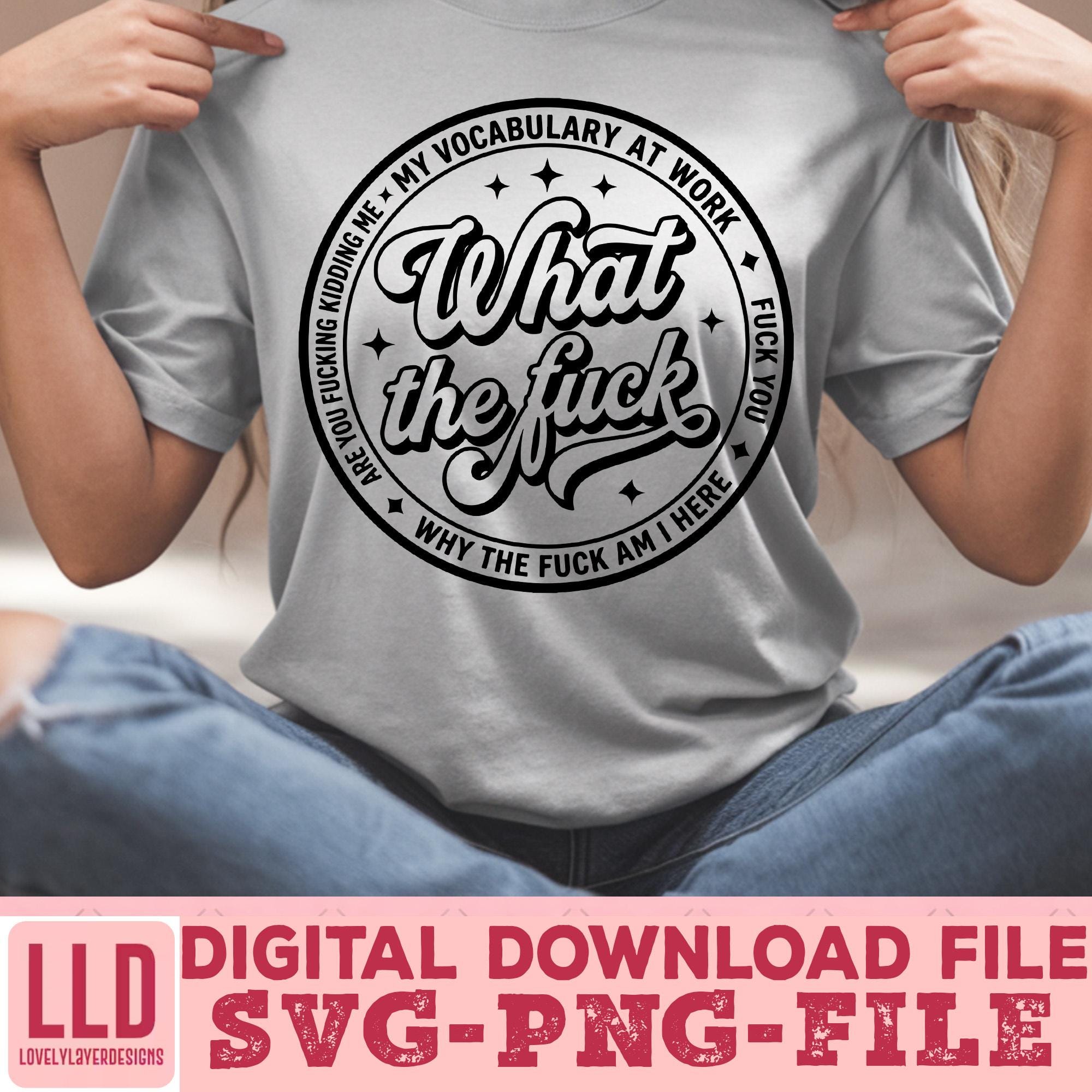 My Vocabulary at Work SVG PNG, Funny Office Quote, Swearing Humor Shirt ...