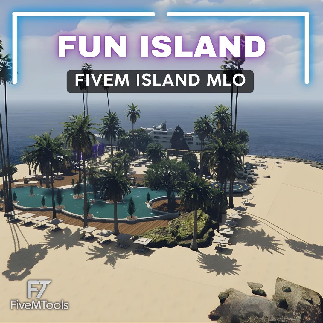 Fun Island MLO for Fivem | Tropical Island Map | Resort Beach Area ...