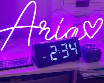 Custom Neon Kids Names, LED Neon Sign, Aesthetic Custom Neon Signs, Neon Name Decor, Light Up Sign, Neon Name Signs, Light Wall Decor