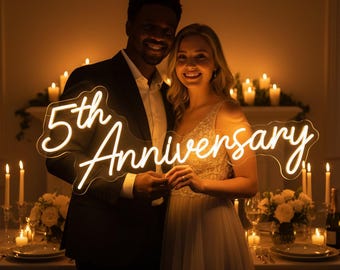 Custom Wedding Neon Sign, LED Neon Wedding Decor, Anniversary Neon Sign, Family Name Neon Sign, Last Name Sign, Wedding Backdrop, Neon Signs