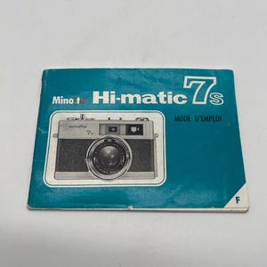 Minolta Hi Matic 7s - Etsy