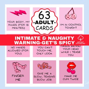 Cartes d'activités pour couples coquins • Téléchargement instantané • Jeux romantiques nocturnes • Amusants adultes pour les couples • PDF imprimable