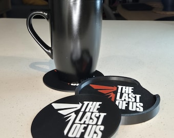 The Last of Us Coaster – Set of 4 Post  Coasters for Gaming Desk & Home Decor
