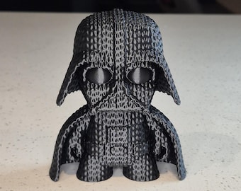 Darth Vader Crochet Style Figure – 3D Printed Collectible