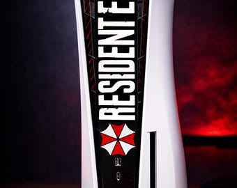 Resident Evil PS5 Cover, Umbrella Console Skin for Original Slim or Pro, Gaming Decor Gift