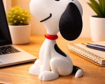 Snoopy Figure, Peanuts Inspired Decor, Desk Shelf Accent, Office Room Display, Collectible Cartoon Statue