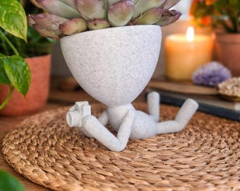 Photographer Planter – Camera Plant Pot, Succulent Holder, Desk Decor Gift for Photography Lovers