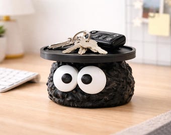 Soot Sprite Key Holder, Anime Entryway Tray, Studio Ghibli Inspired Desk Organizer, Home Decor
