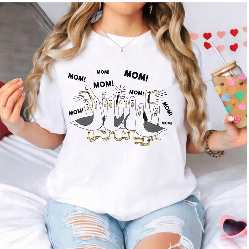 Mom Png, Finding Nemo PNG, Disney Seagulls PNG, Disneyland Png, Disney Mom Png, Shirt Print File Digital Download image 6