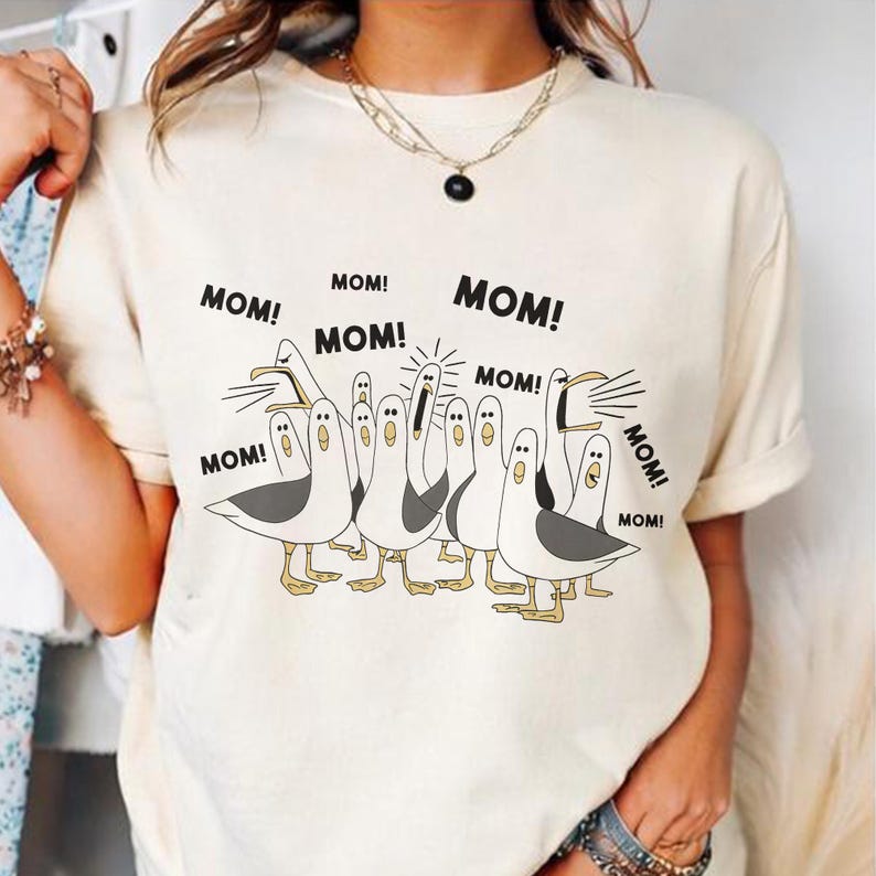 Mom Png, Finding Nemo PNG, Disney Seagulls PNG, Disneyland Png, Disney Mom Png, Shirt Print File Digital Download image 12